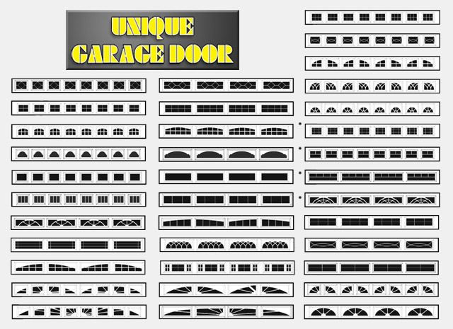 Unique Garage Doors Window Designs