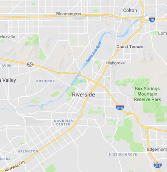 Riverside CA Map